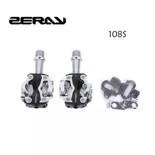 ZERAY ZP-108S ZP-109S Cycling Road Bike MTB Clipless Pedal Self-locking Pedals SPD Compatible Pedals Bike Parts 108s