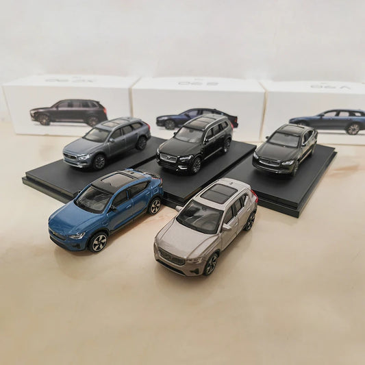 1:64 Scale XC90 S90 V90 XC40 C40 XC60 Vehicle Alloy Car Model Diecast Toy Collectible Ornament Souvenir Toys Cars