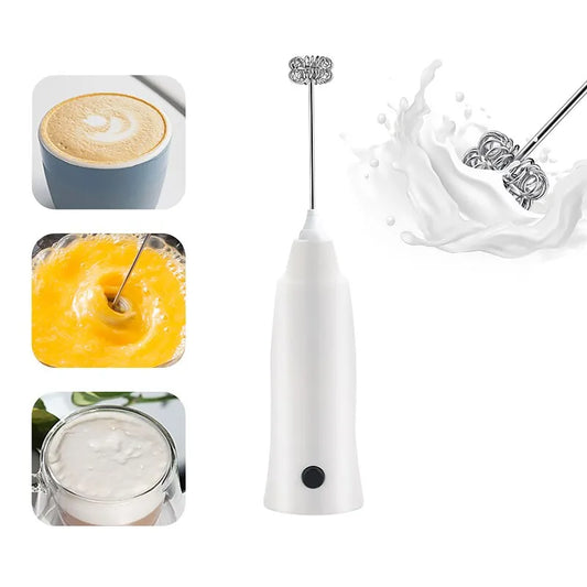 1 PCS Milk Frother Handheld Mixer Foamer Coffee Maker Egg Beater Cappuccino Stirrer Mini Portable Blender Kitchen Whisk Tool